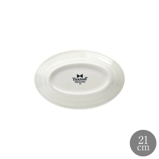 Tuxton タクストン Green Bay 21cm オーバルプレート グリーンベイ