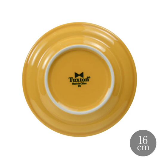 Tuxton タクストン Concentrix サフランイエロー 16cm ブレッドプレート コンセントリクス