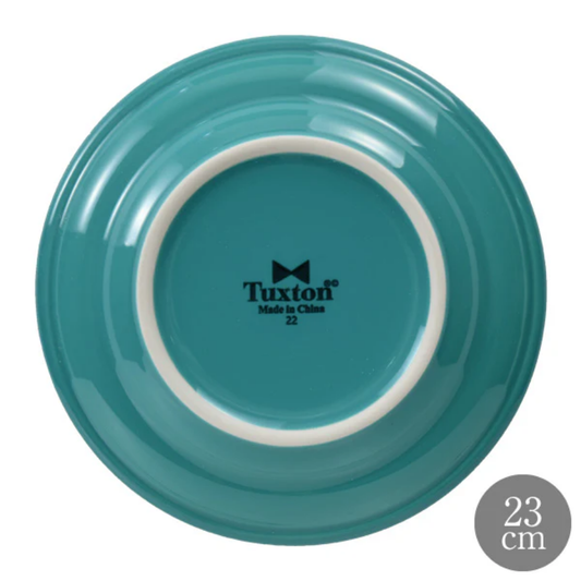 Tuxton タクストン Concentrix アイランドブルー 23cm サラダプレート コンセントリクス