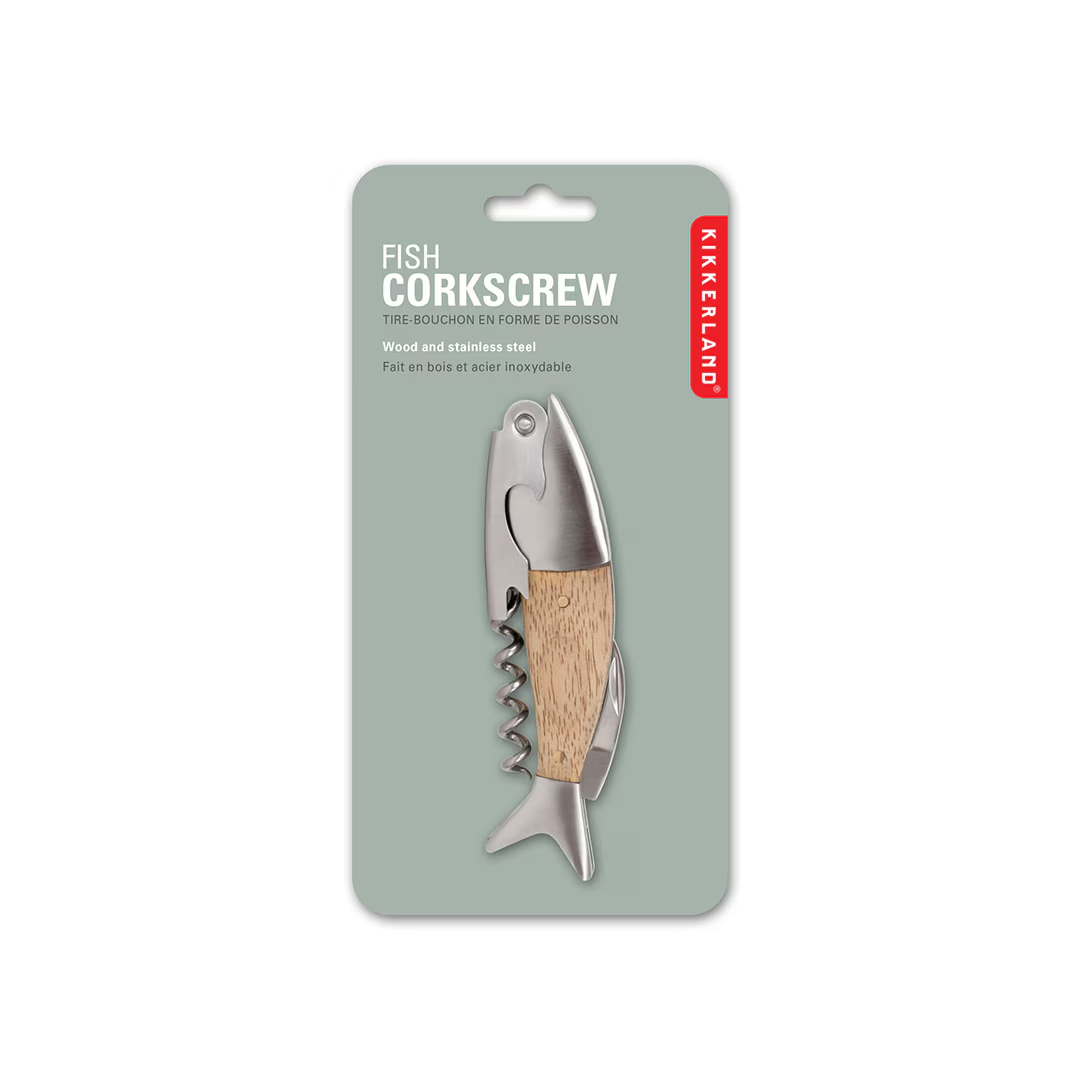 Fish Corkscrew "Light wood"