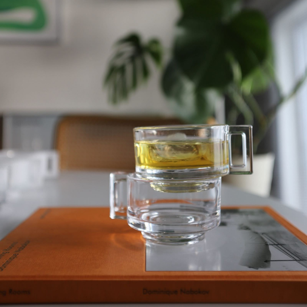 Cup and Saucer/Clear