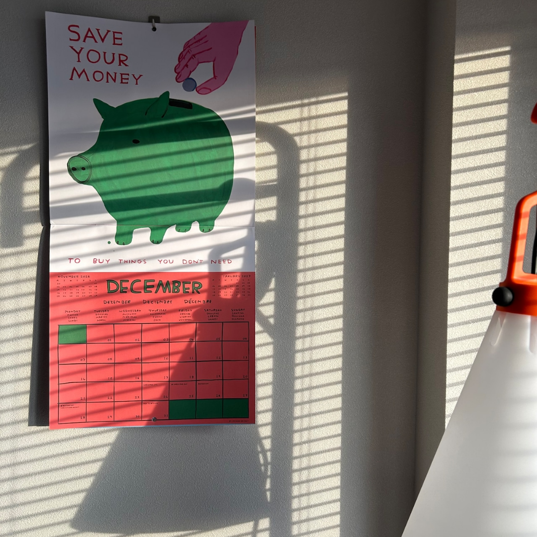 David Shrigley wall calendar 2026