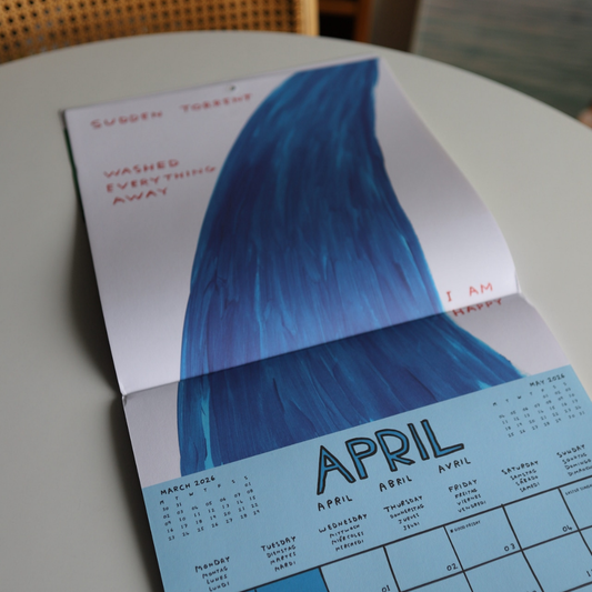 David Shrigley wall calendar 2026