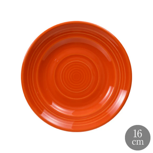 Tuxton タクストン Concentrix オレンジパパイヤ 16cm ブレッドプレート コンセントリクス