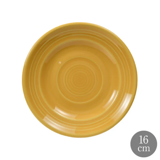 Tuxton タクストン Concentrix サフランイエロー 16cm ブレッドプレート コンセントリクス