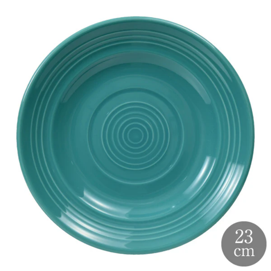 Tuxton タクストン Concentrix アイランドブルー 23cm サラダプレート コンセントリクス