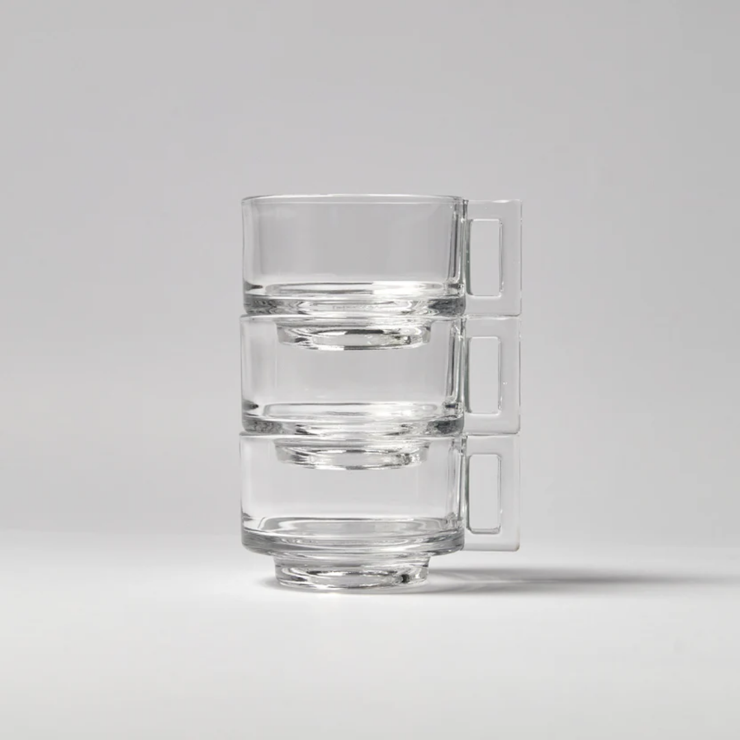 Cup and Saucer/Clear