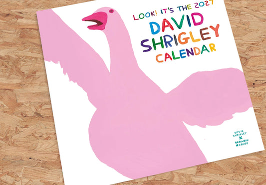 David Shrigley wall calendar 2027 メイン画像