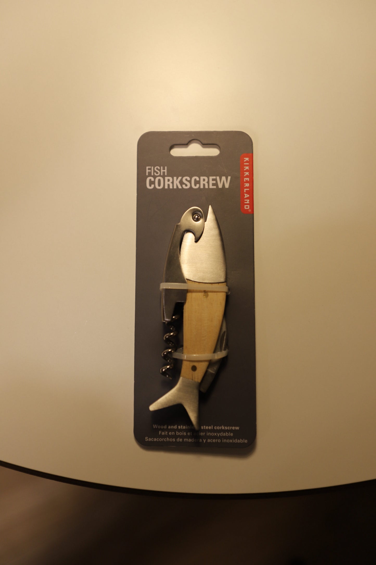 Fish Corkscrew "Light wood"